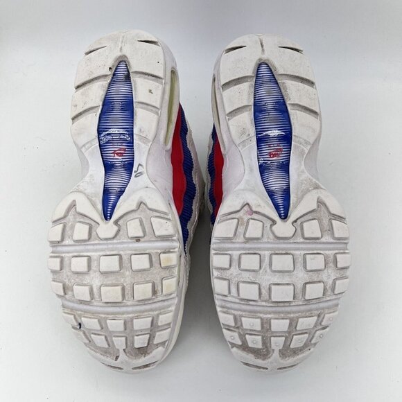Nike Air Max 95 Se Panache White Red Blue Pink Women Shoes AQ4138-101 Size 8 - Picture 11 of 12
